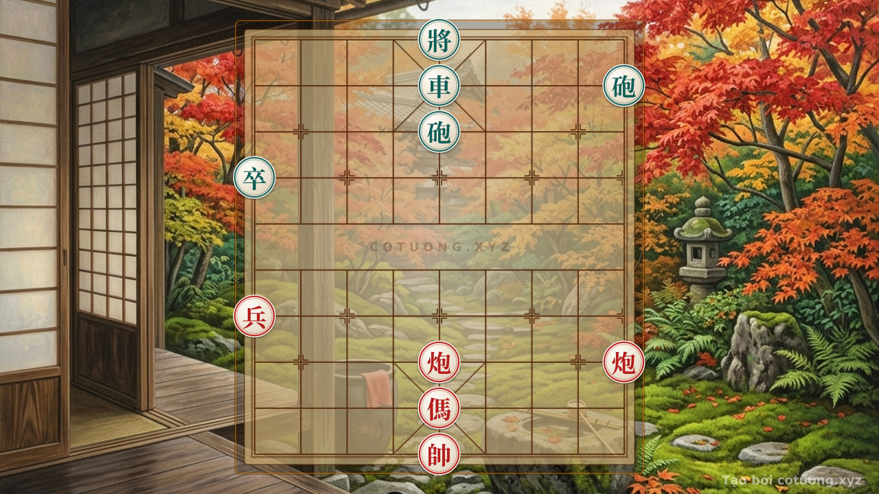 Thế cờ: Red General's Chess: How to Kill the Black Chariot in 3 Moves — Cờ Tướng Online