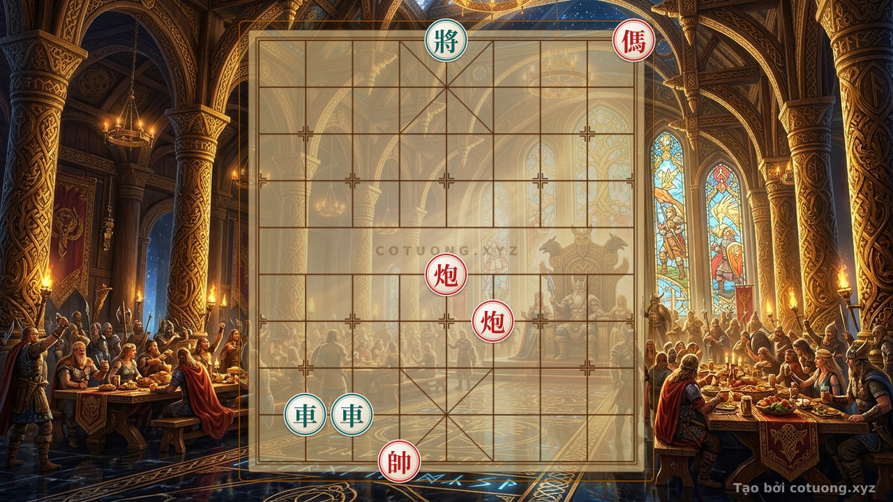 Thế cờ: Xiangqi Counterattack: The Double Rook Strategy Shatters the Red Cannon Surprise — Cờ Tướng Online