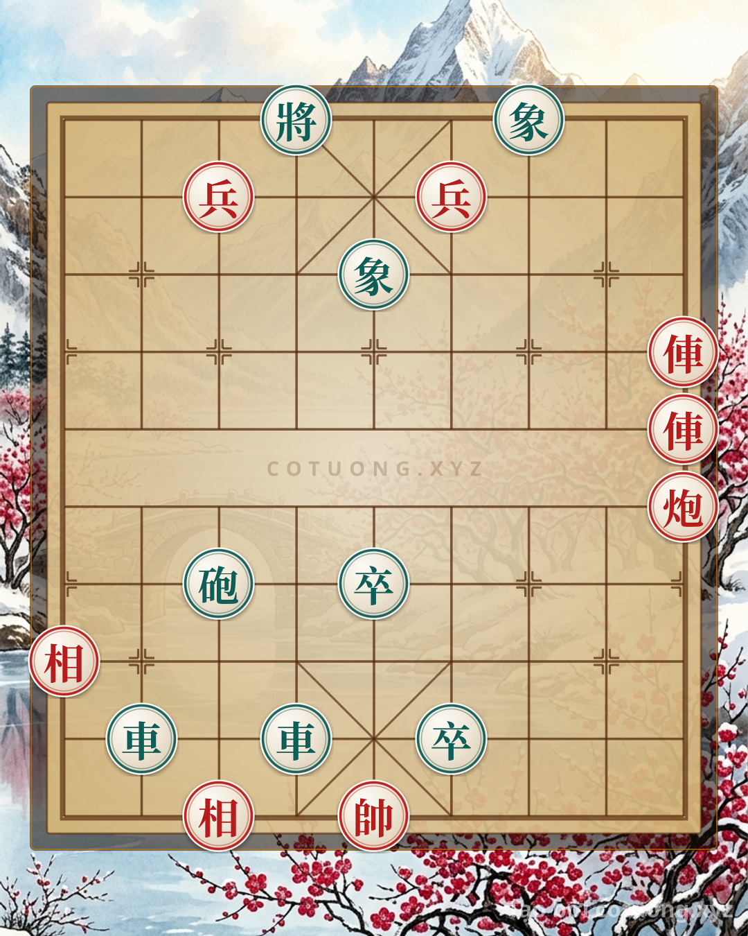 Challenge: Red General Chess: 3-Move Breakthrough Opening - Tactical Blitz - Can you solve it?