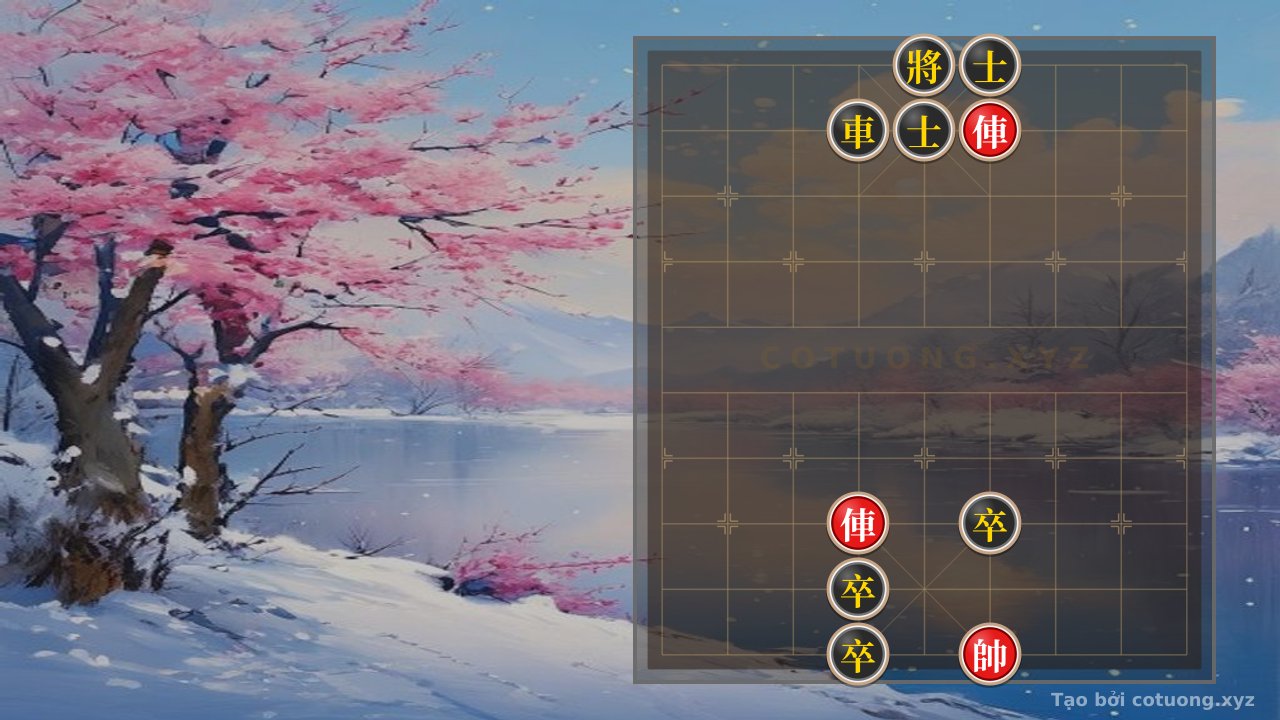 Thế cờ: The Difficult Xiangqi Formation: 2 Red Rooks vs. Black 3 Chariots 2 Advisors - Advanced Defense and Counterattack Strategies — Cờ Tướng Online