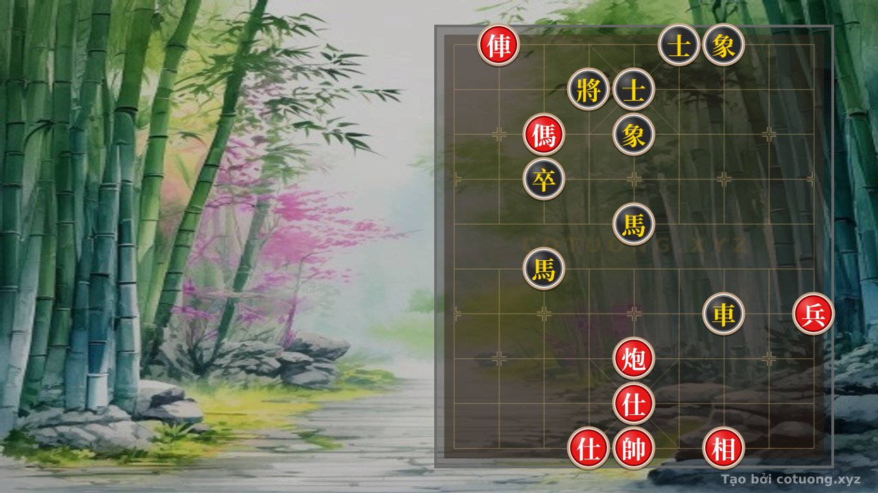 Thế cờ: Red General Chess: Bold Strategy with Double Horses — Cờ Tướng Online