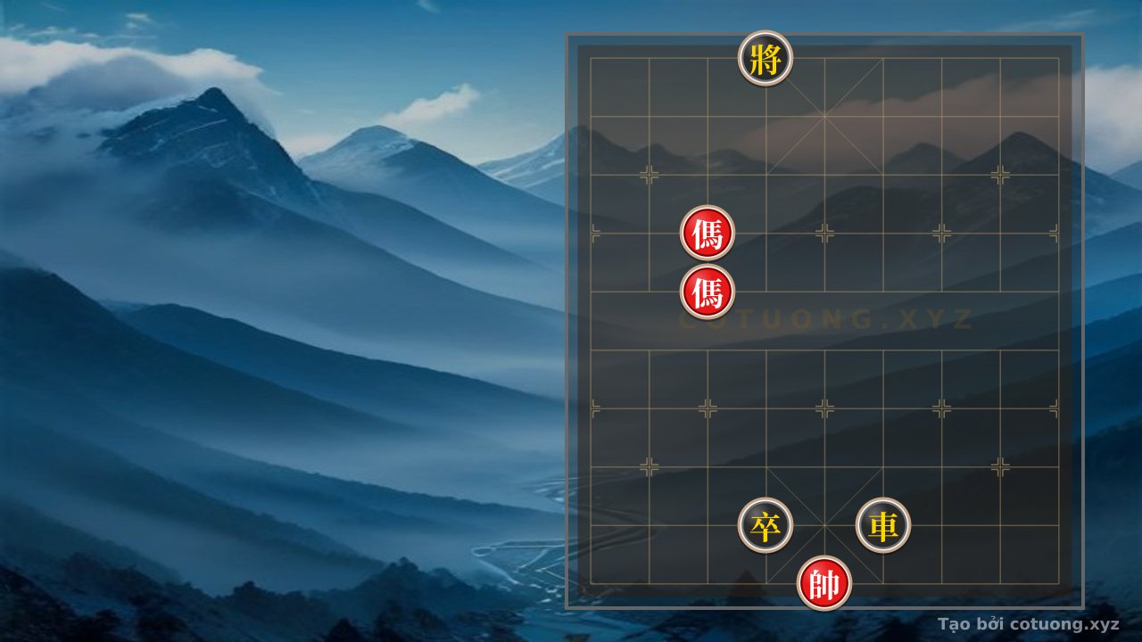Thế cờ: Xiangqi Super Difficult: Red Double Horses Trapping the Black Chariot - Must-Memorize Tactics — Cờ Tướng Online