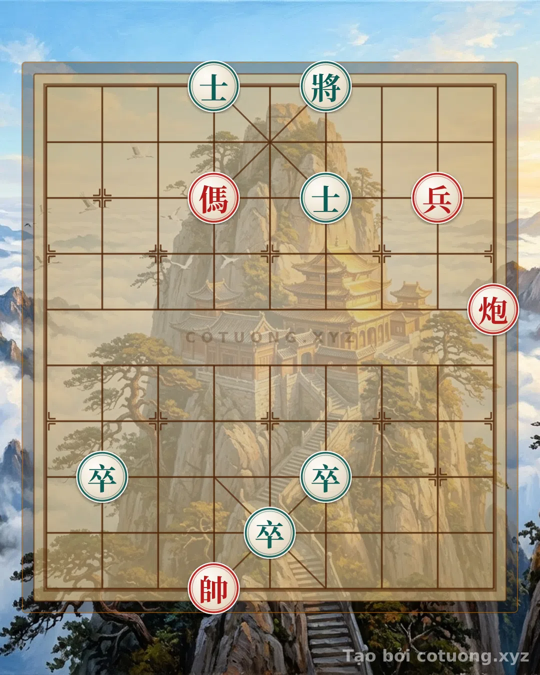 Thế cờ: The Brutal Counterattack Strategy: Neutralizing Threats and Reversing the Game in Xiangqi — Cờ Tướng Online