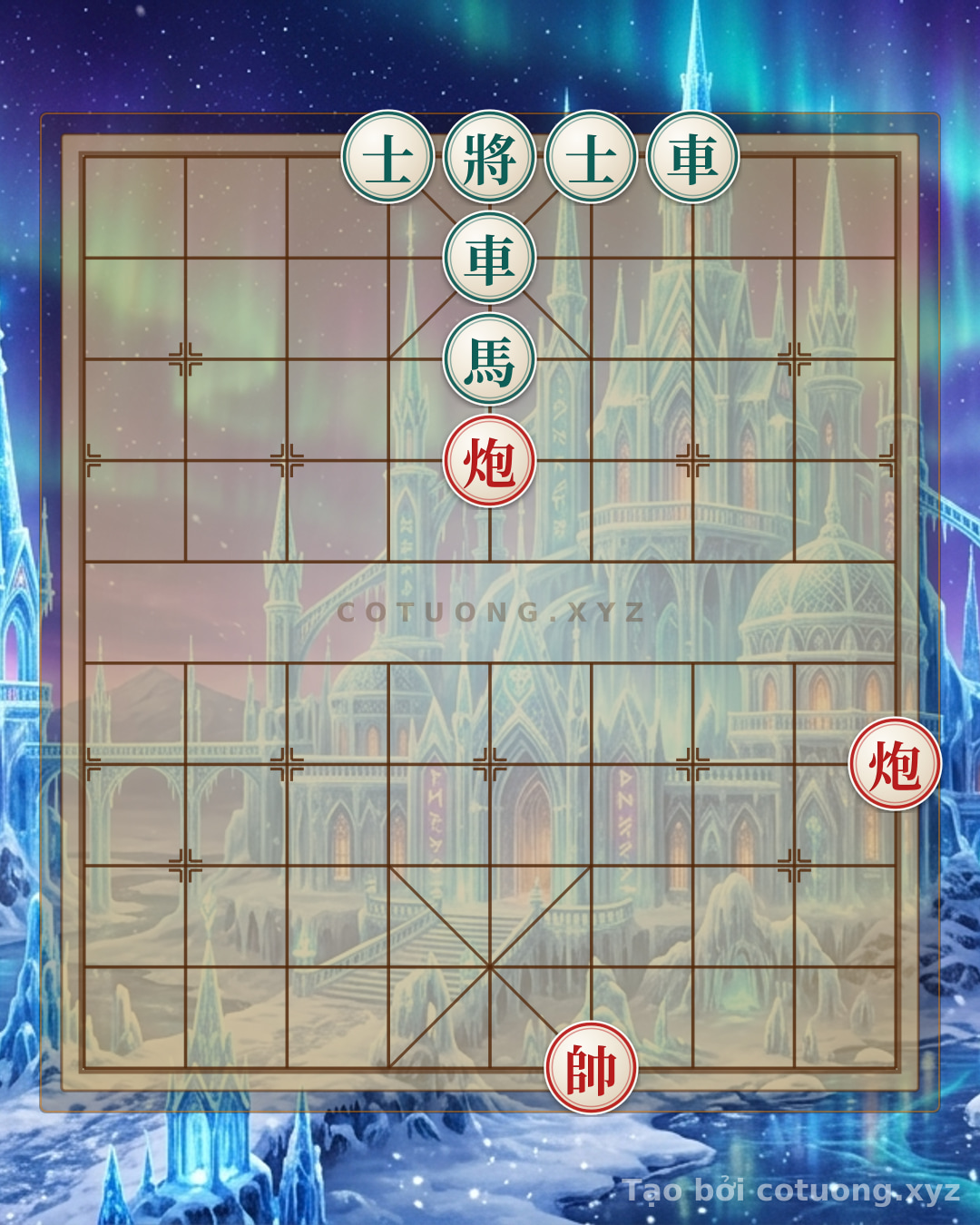 Challenge: Xiangqi: Black Defense - Black Advisor on File 4 Rank 10, Black Chariot on File 5 Rank 9 - Can you solve it?
