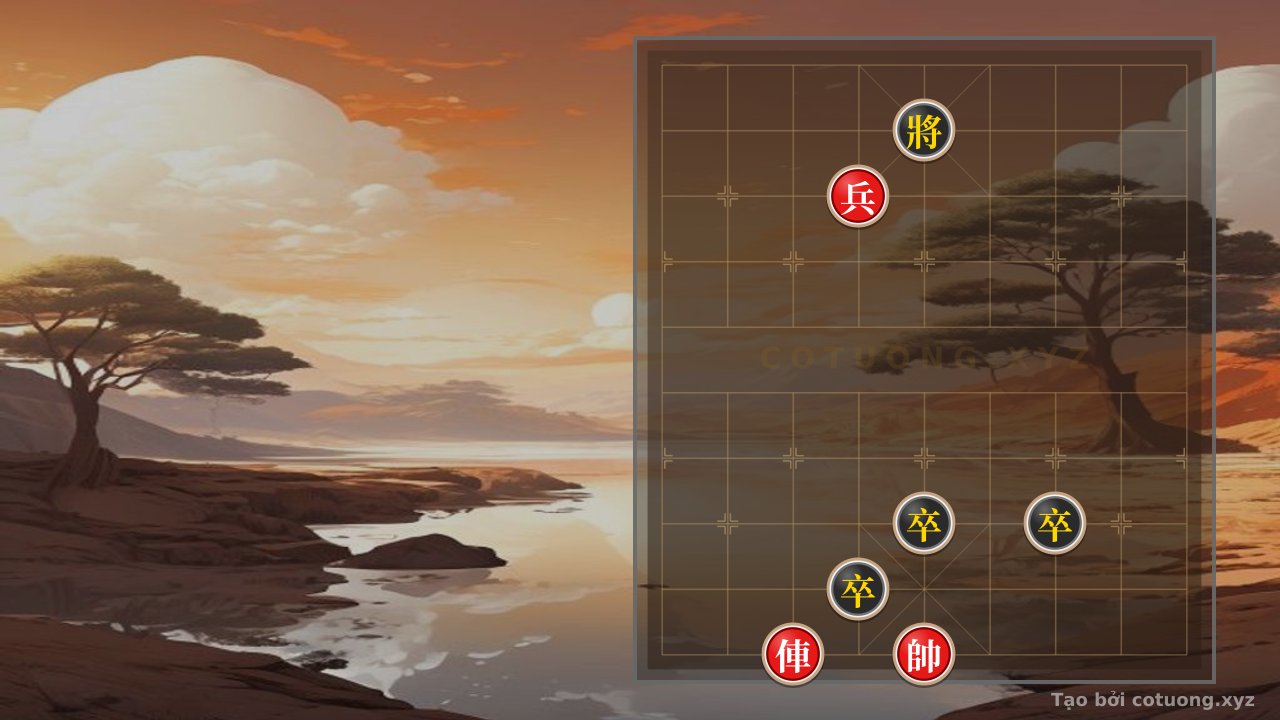 Thế cờ: Xiangqi Trap: Exploiting the Weakness When Black's General is Exposed on 5th Rank 9 — Cờ Tướng Online