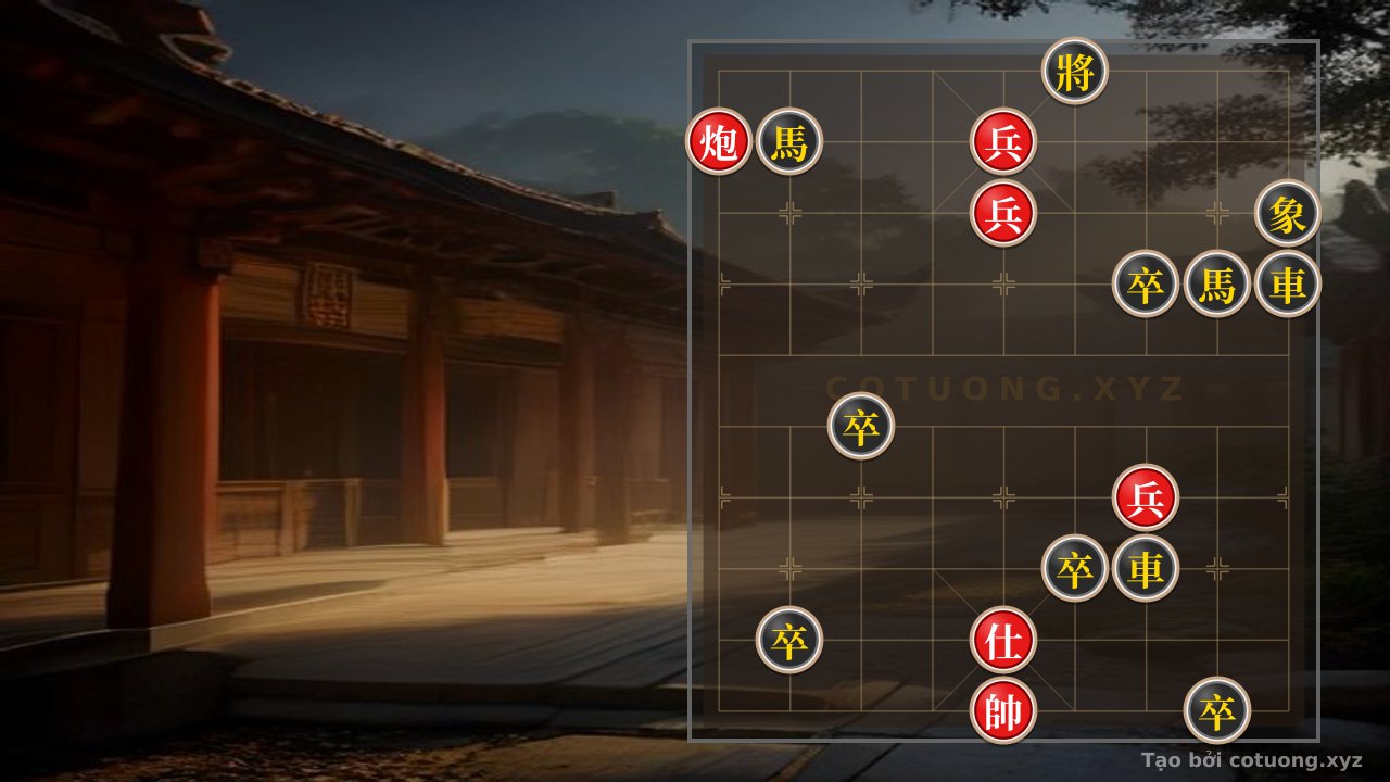 Thế cờ: Red Cannon Siege: Tactical Checkmate Strategies in Xiangqi — Cờ Tướng Online