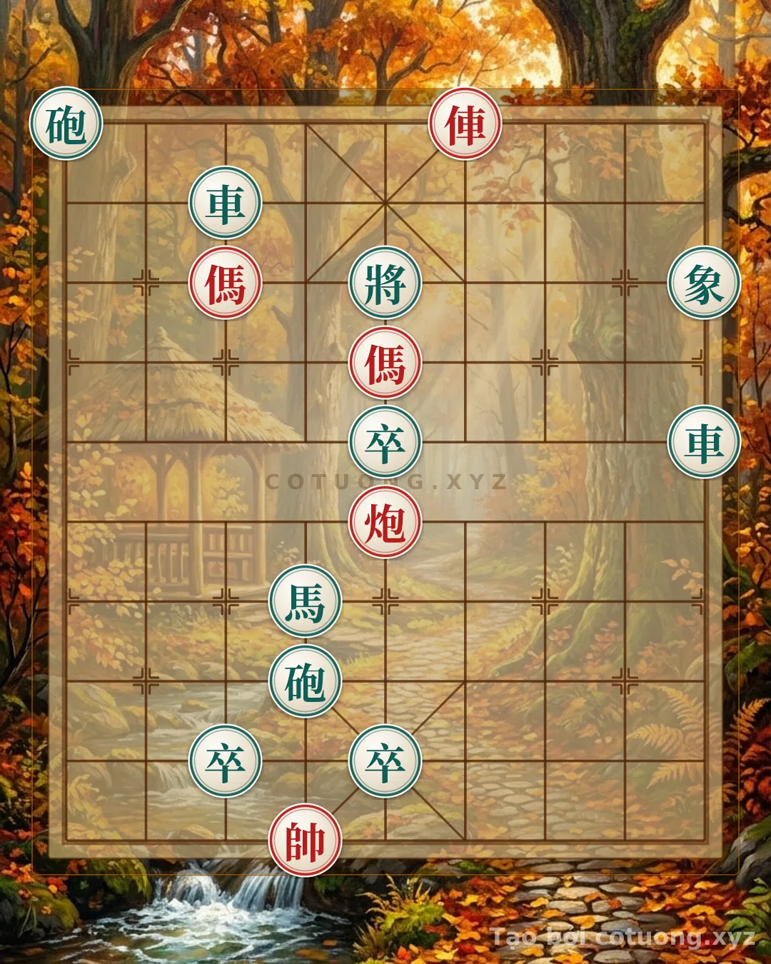 Challenge: Xiangqi Tactics: Black's Defense Against the Double Horse Trap - Can you solve it?