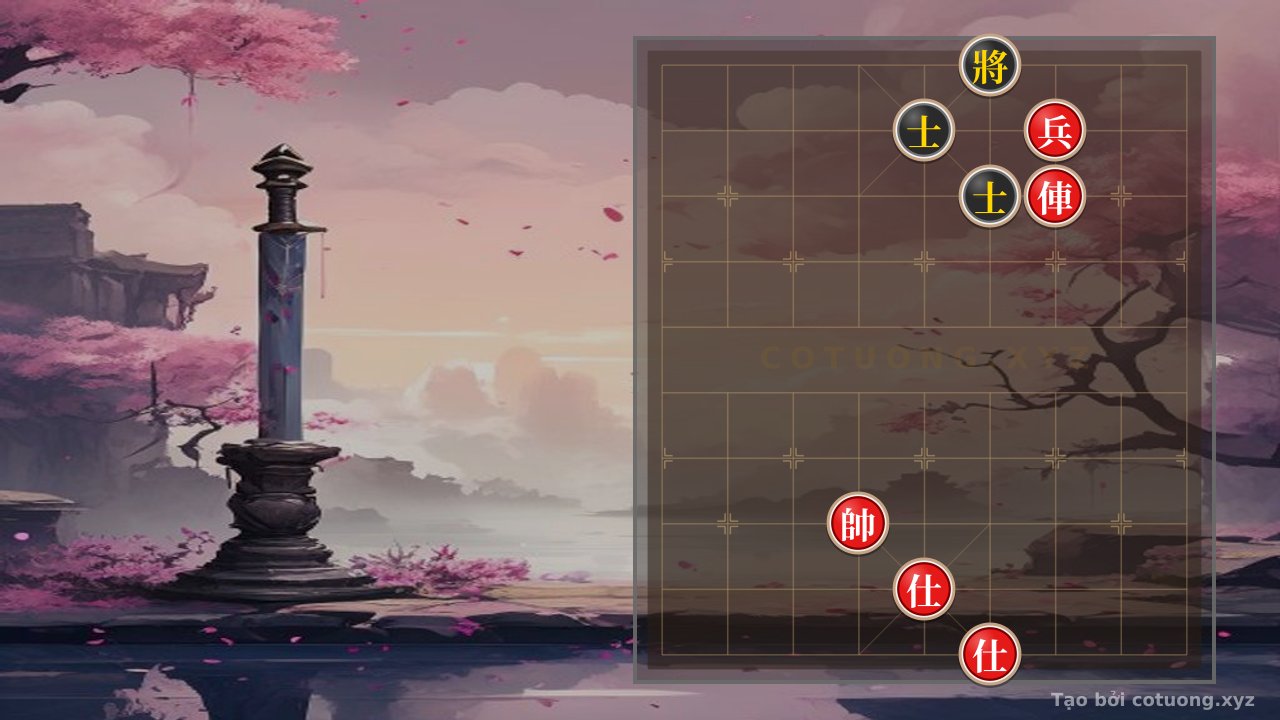 Thế cờ: The 'Chariot Thrust' Trick in the Red General's Position: Brutal Tactics and the Art of Commanding Troops — Cờ Tướng Online