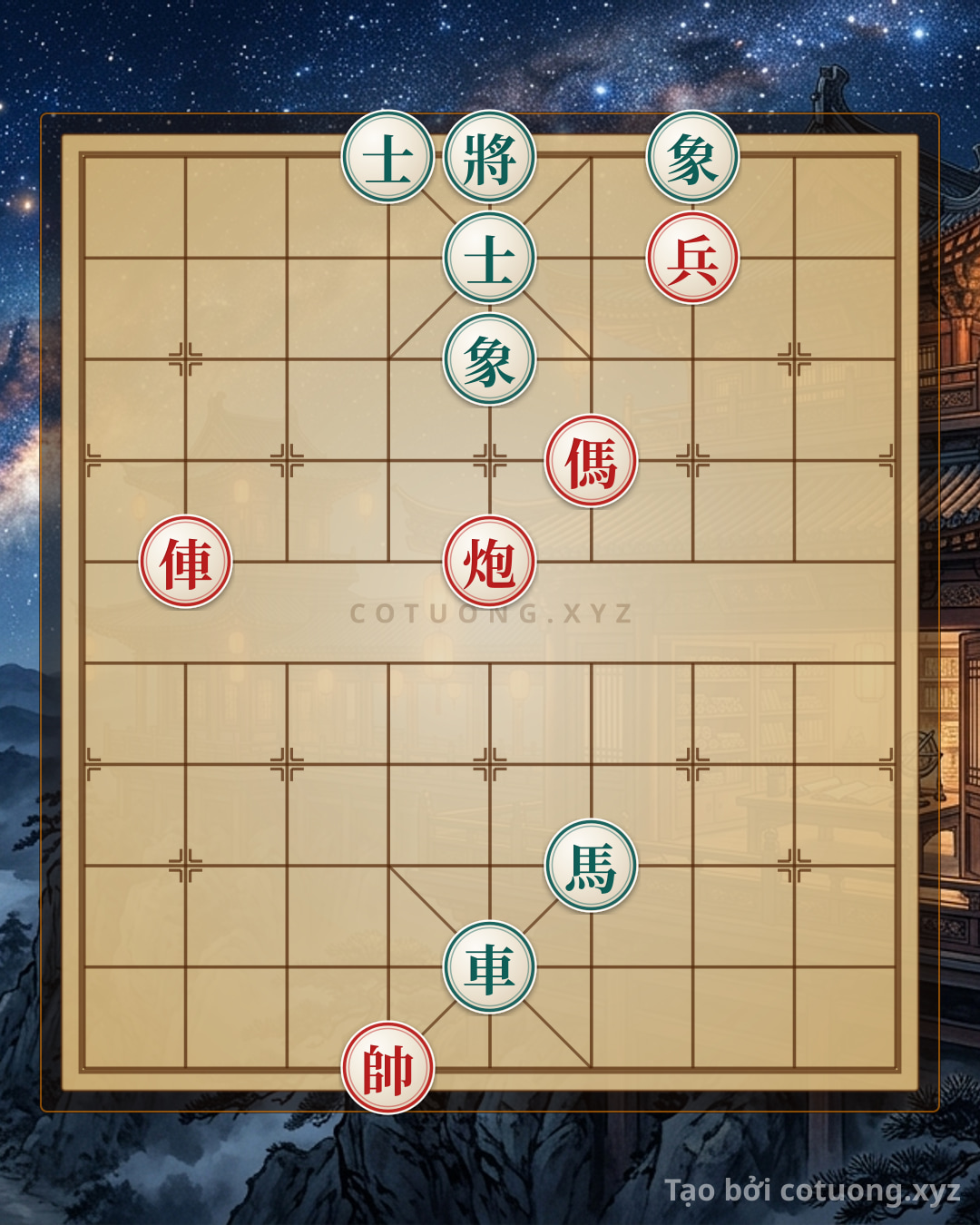 Challenge: 'Playing Xiangqi Against the Computer' - Winning with 'Empty Cannon Technique' (Principle of 'Bạch Đằng Opening') - Can you solve it?