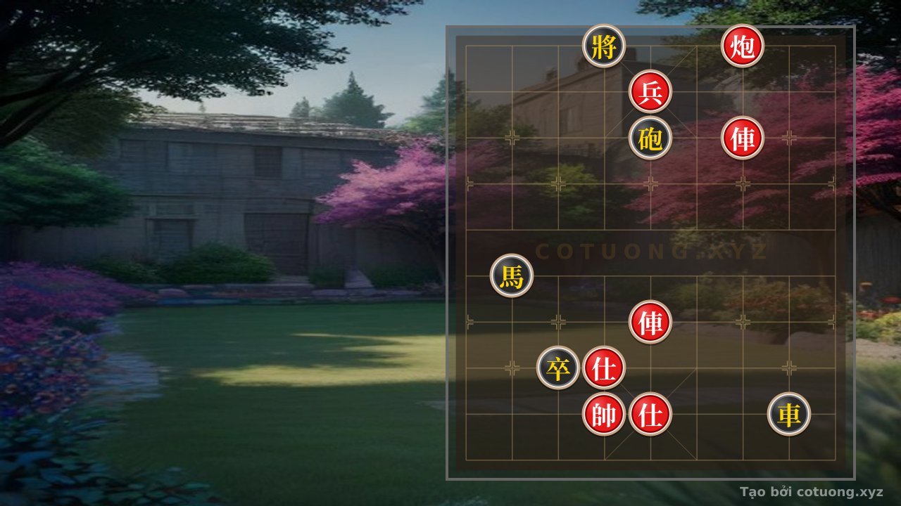 Thế cờ: The Secret to Solving the 'General Exposed 4' Xiangqi Puzzle - Black's Defensive Strategy in Chinese Chess — Cờ Tướng Online