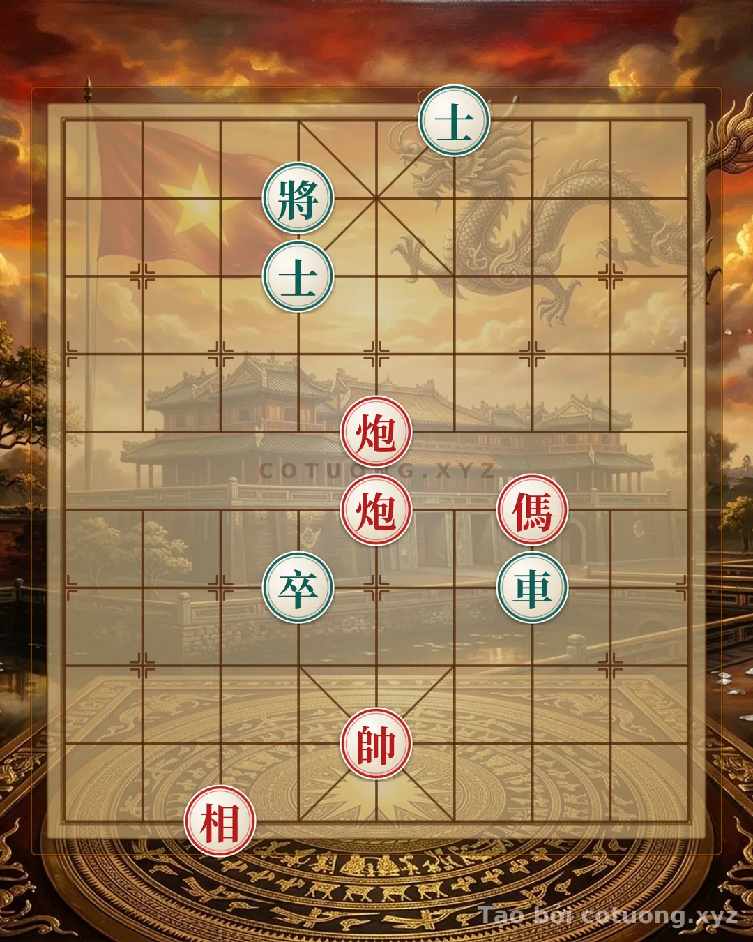 Challenge: The 'Red Cannon' Trap - A Deadly Formation Between Double Horses and Black Chariot - Can you solve it?