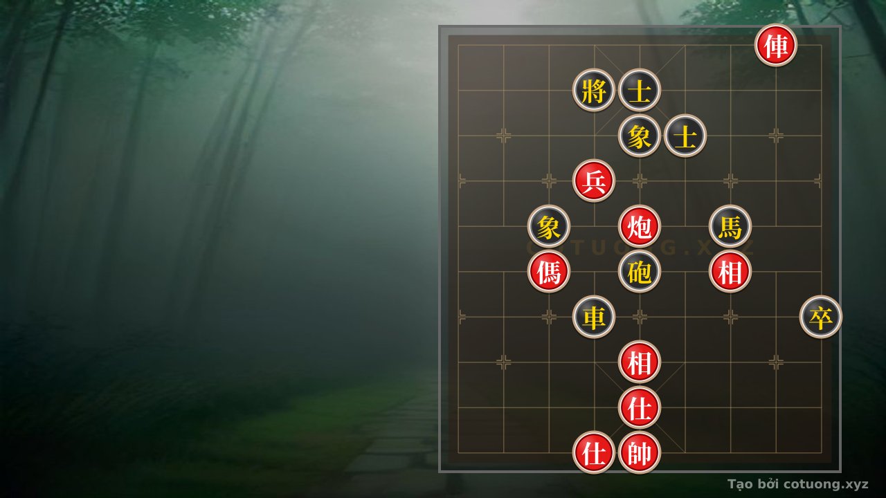 Thế cờ: Xiangqi Master's Secret: Chariot Cannon Horse Pawn Smash 2 Advisors 2 Elephants - A Psychological Battle of the Highest Order — Cờ Tướng Online