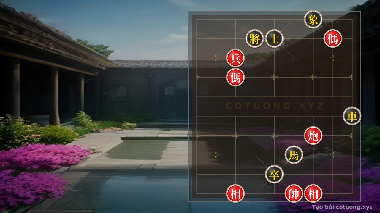 Thế cờ: Red General Breaks Through Black's Defensive Circle: 