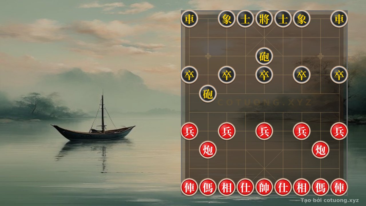 Thế cờ: The Unexpected Counterattack: Luring the Black with Double Horses to Break the Deadlock in a Tricky Xiangqi Position — Cờ Tướng Online