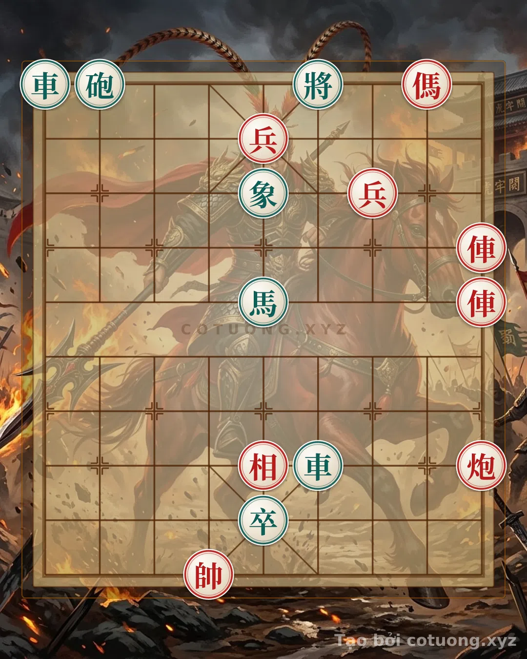 Thế cờ: Black Chariot Trap on File 10: Red Must Beware of the Deadly 'Empty Cannon'! — Cờ Tướng Online