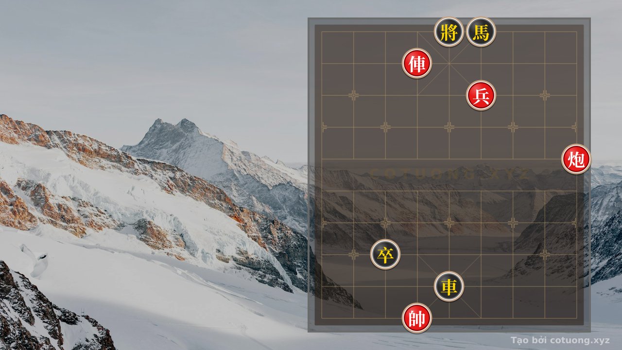Thế cờ: Golden Trap: Red Chariot at 6-9 Challenges Black General at 5-10 — Cờ Tướng Online