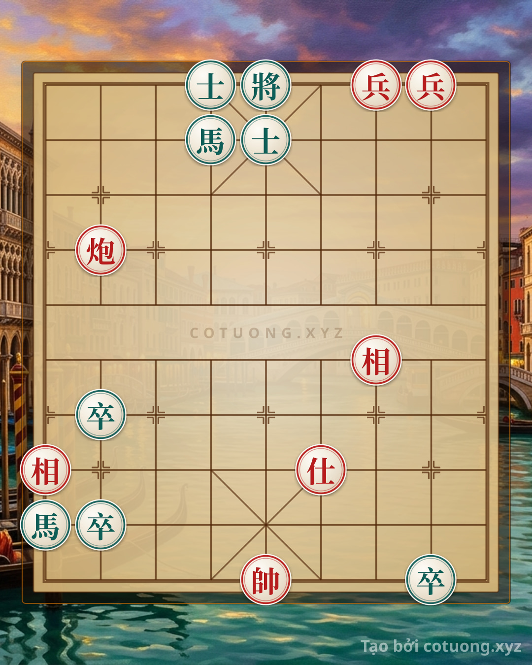Challenge: Red Cannon 8: Counterattacking the Double Horses with Ancient 'Pháo Trống' - Can you solve it?