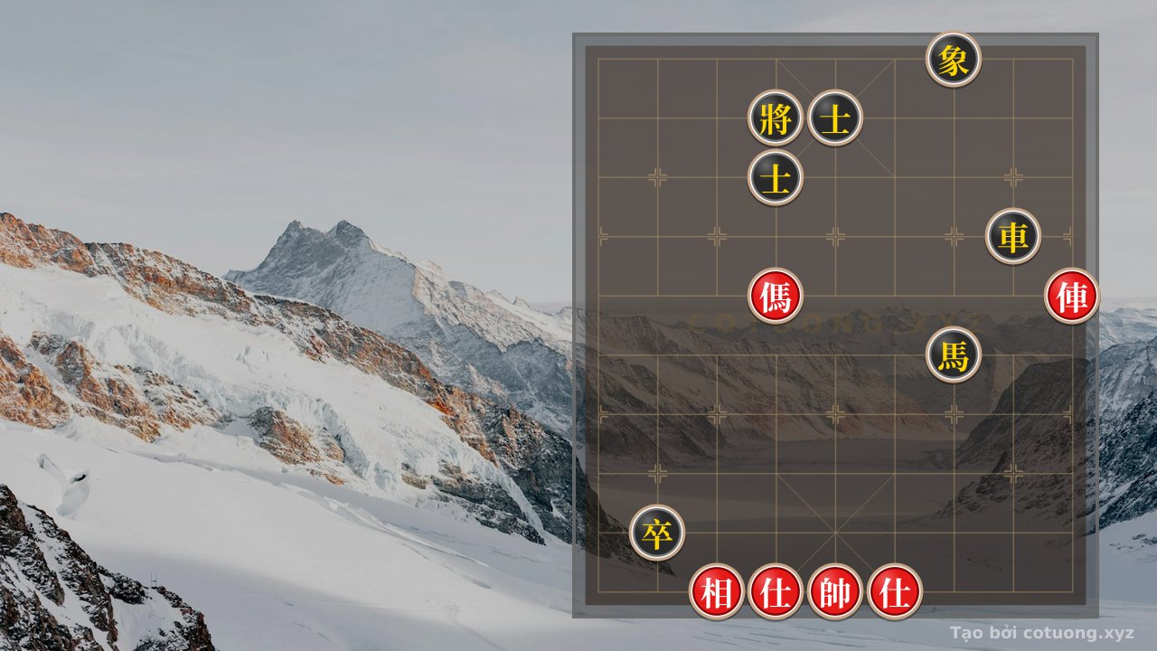 Thế cờ: The Mystery of the Elephant's Reveal at Rank 7: The Silent Battle Between Red and Black — Cờ Tướng Online