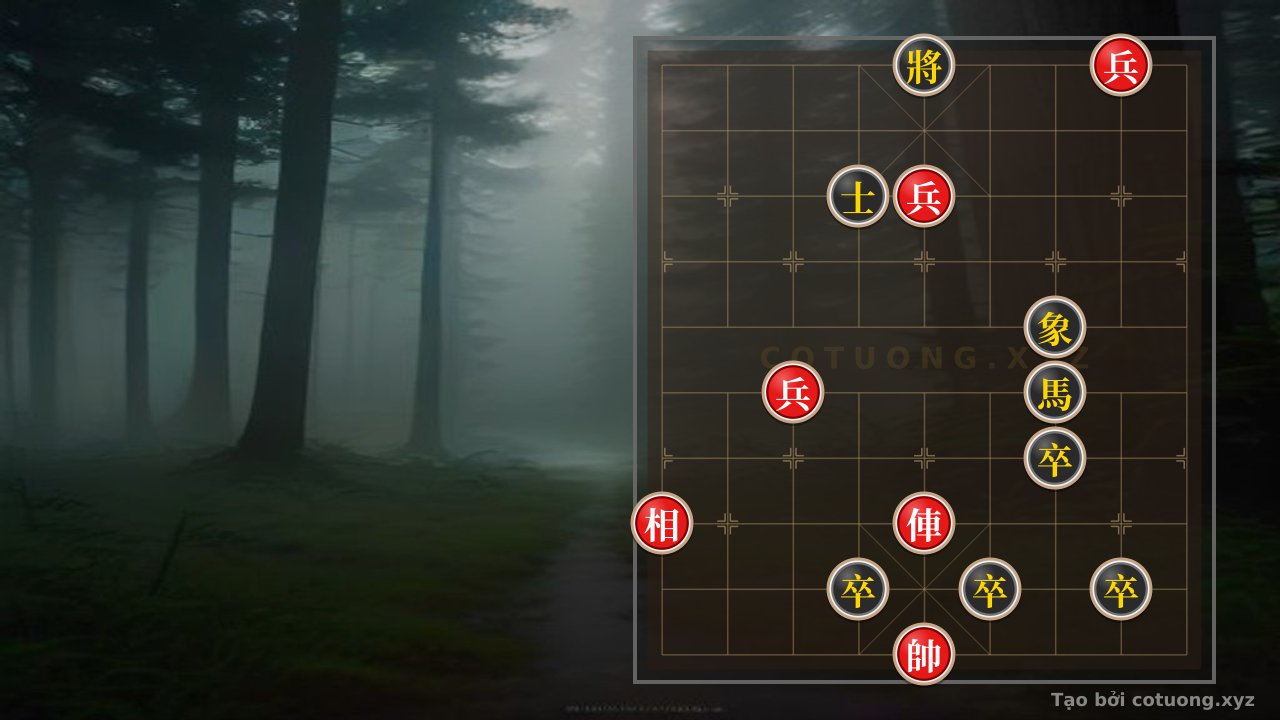 Thế cờ: Xiangqi: Red Advantage, Black Must Be Cautious - Strategy When Rook is Threatening to Checkmate — Cờ Tướng Online