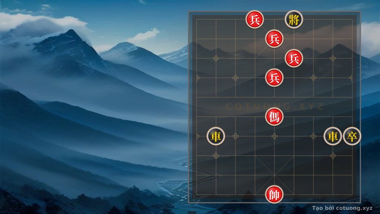 Thế cờ: Red vs Black: The Historical 'Chariot Checkmate' Strategy — Cờ Tướng Online