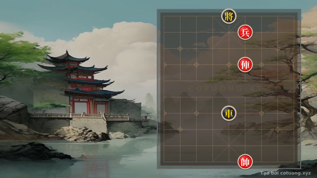 Thế cờ: Red General Chess: Secrets to Defeating the Black Chariot with Red General on 4th Rank 1 — Cờ Tướng Online