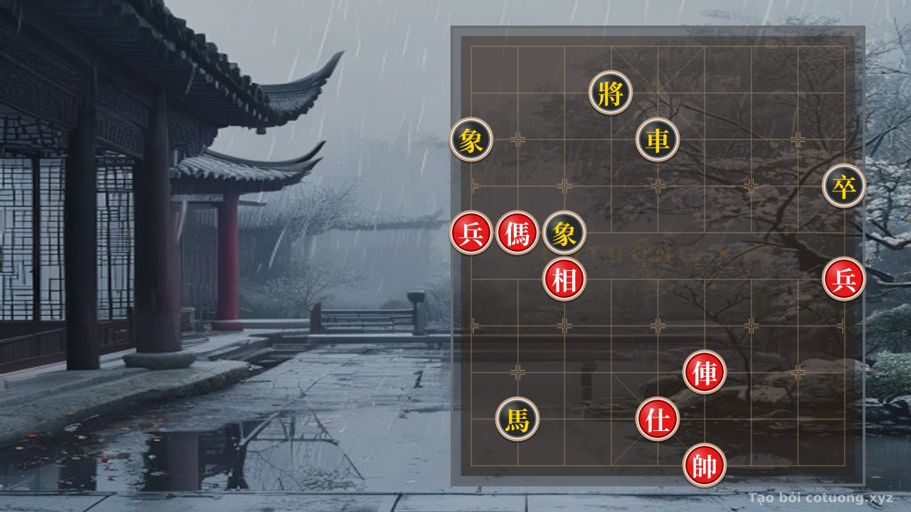 Thế cờ: Today's Xiangqi Online: Red Flips the Battle – When Black's General 'Exposes 4th Rank 9' Becomes a Critical Weakness! — Cờ Tướng Online