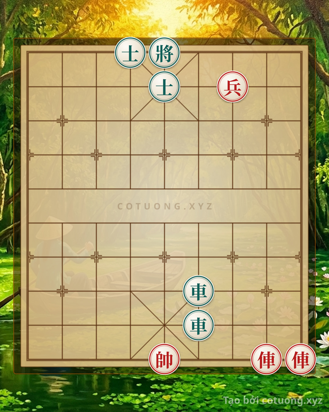 Challenge: The 'Red Chariot Blow' Strategy - A Decisive Moment in the Xiangqi Battle - Can you solve it?