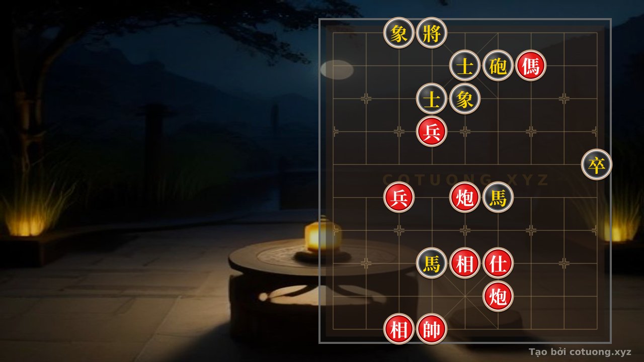 Thế cờ: Xiangqi Mastery Secrets: When Red Horse Cannons Face Black Horse Cannons in a Life-or-Death Battle — Cờ Tướng Online