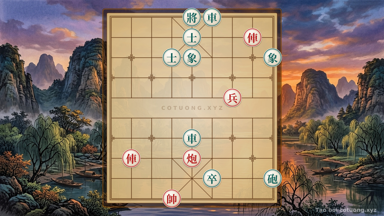 Thế cờ: Red General's Territory Capture - Chariot Thrusting Strategy — Cờ Tướng Online