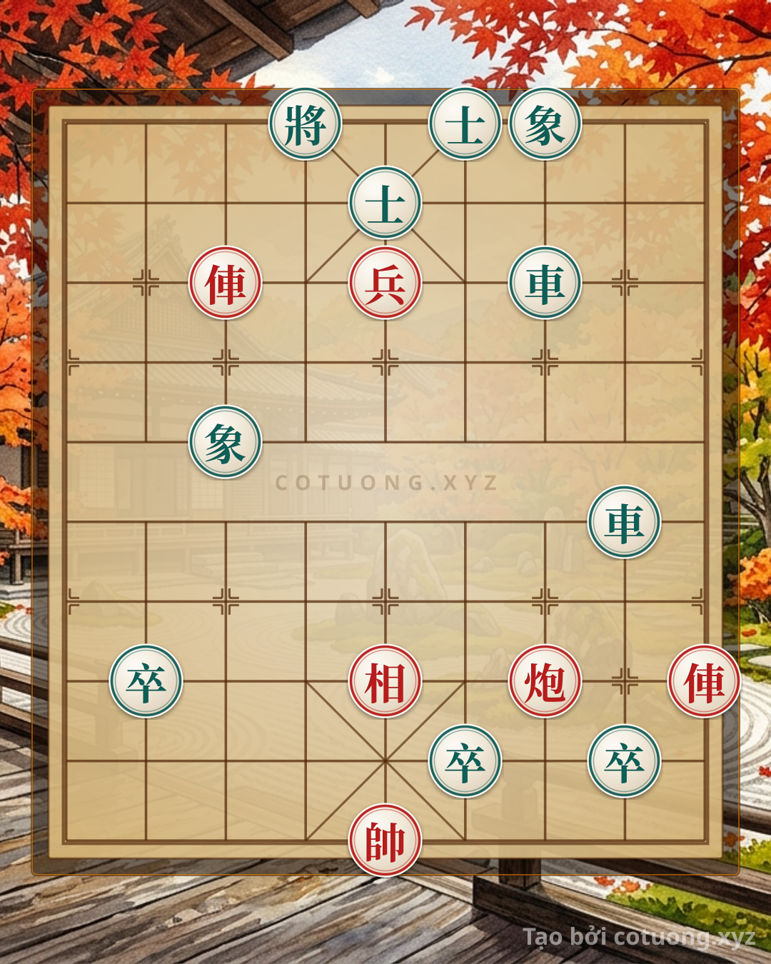 Challenge: Song xa pháo giáp công đoạt tướng - Can you solve it?