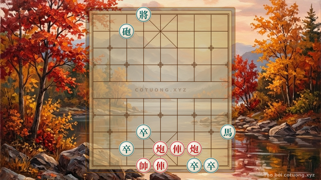 Thế cờ: Play Xiangqi (Chinese Chess) with AI for free: The Enduring Battle of the Black Player — Cờ Tướng Online