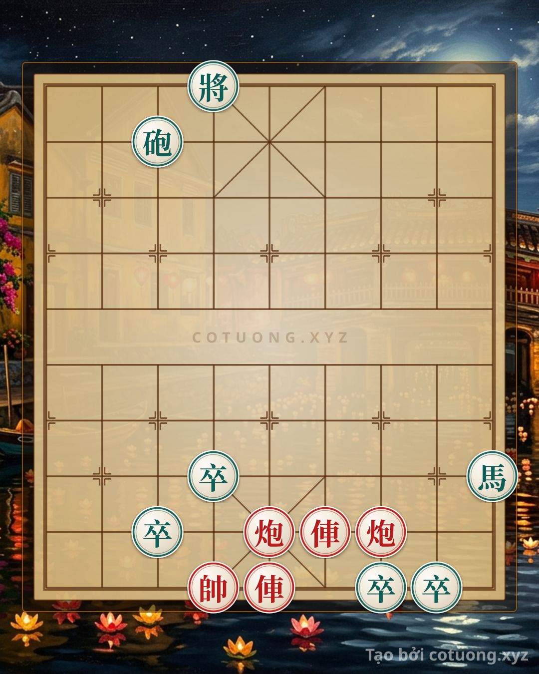 Challenge: Play Xiangqi (Chinese Chess) with AI for free: The Enduring Battle of the Black Player - Can you solve it?