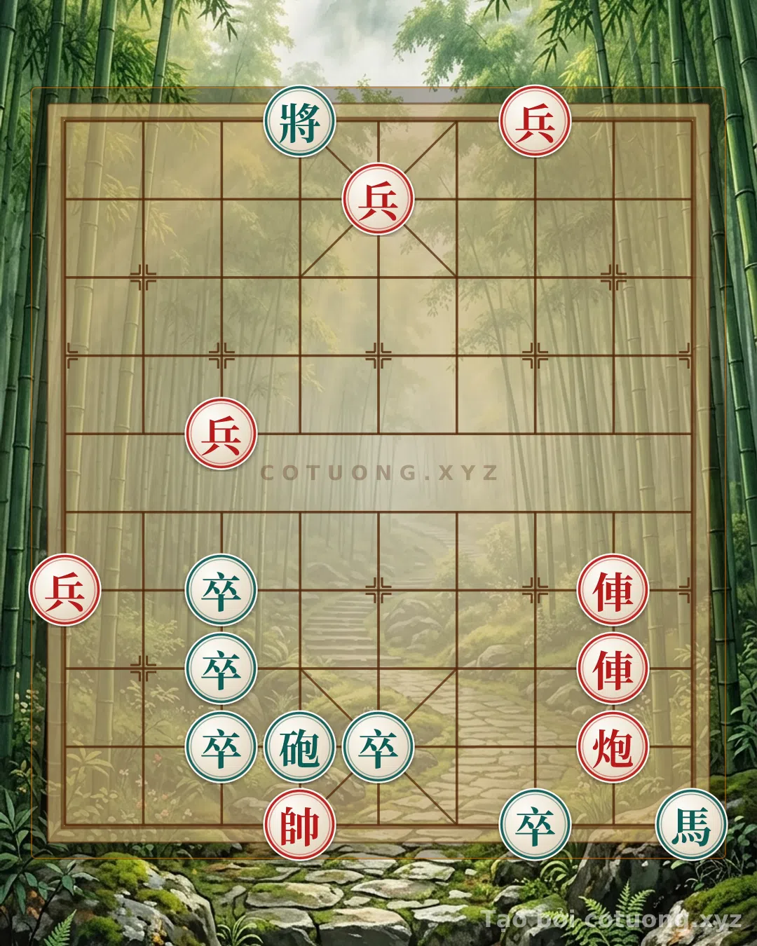 Thế cờ: Secret Tactics: The Killing Move When the Black General Exposes the 4th Rank on the 10th File — Cờ Tướng Online