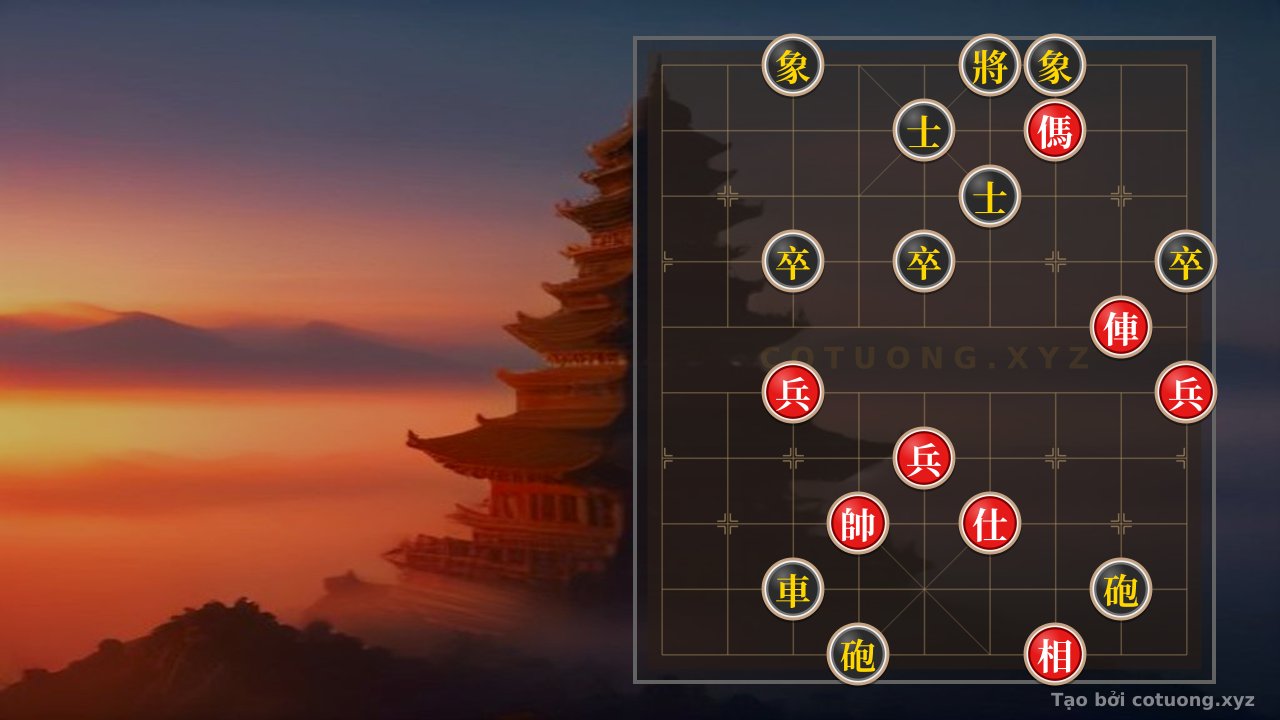Thế cờ: The Battle of Xiangqi on the Chessboard: Red's Chariot and Horse vs. Black's Two Cannons – The Classic Trap Strategy — Cờ Tướng Online
