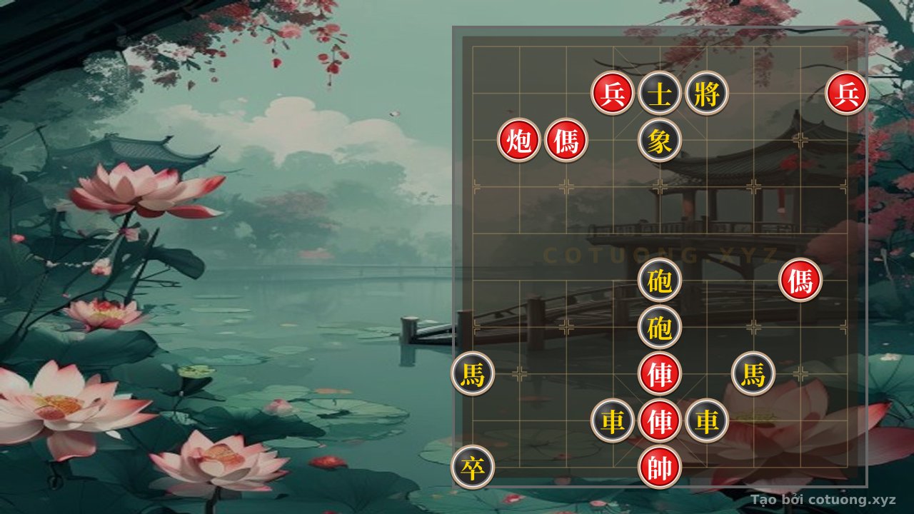 Thế cờ: The Ultimate 2 Rooks and 2 Horses Cannon Trap: A Heartbreaking Checkmate in Just 3 Moves — Cờ Tướng Online