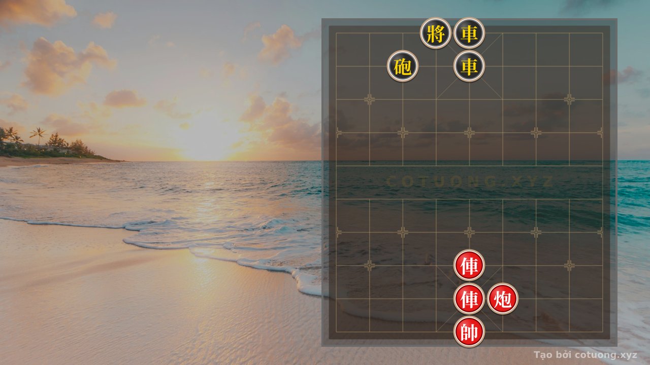 Thế cờ: Counterattacking Defense in Xiangqi: Red's Tactical Checkmate — Cờ Tướng Online