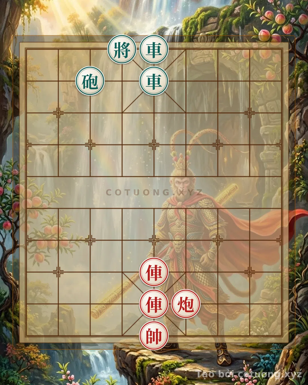 Challenge: Counterattacking Defense in Xiangqi: Red's Tactical Checkmate - Can you solve it?