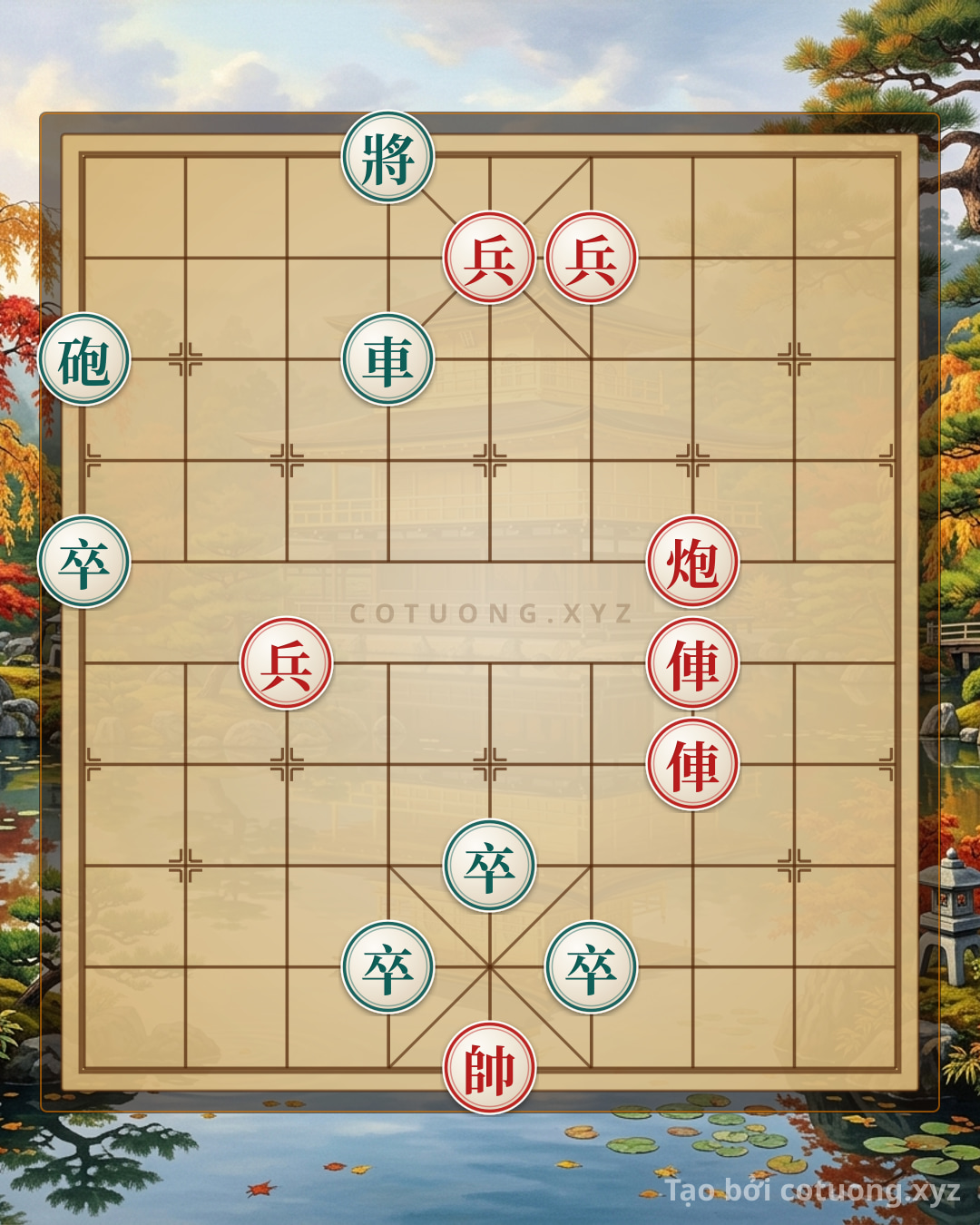 Challenge: Defensive Counterattack: How the Red Rook Navigates Against the 'Black Cannon on File 1, Rank 8' and 'Black Rook on File 4, Rank 8' - Can you solve it?