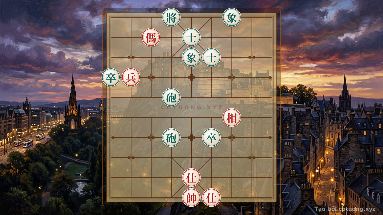 Thế cờ: Master Xiangqi Secrets: The Red Horse's Checkmate Against the Double Cannons - The Heartbreaking Move That Reverses the Game — Cờ Tướng Online