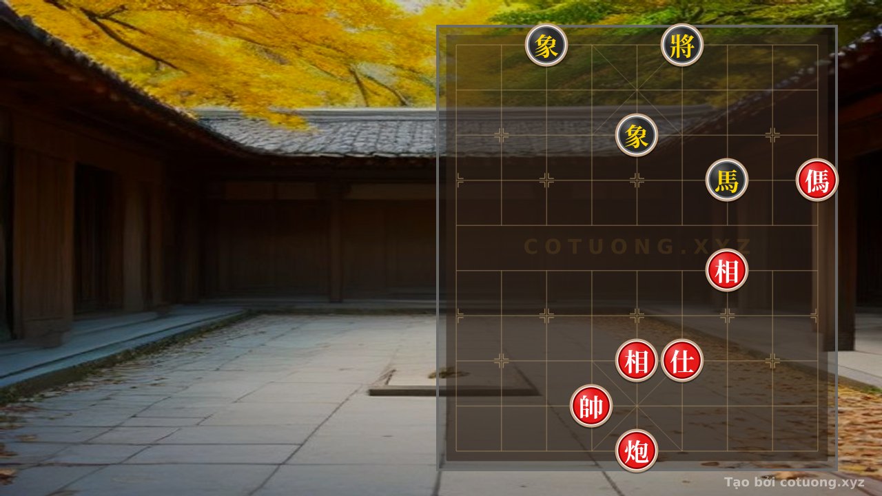Thế cờ: Bí quyết tấn công trong cờ tướng: Phân tích thế trận Đỏ áp đảo Đen với Pháo trống và Mã dọa Tướng — Cờ Tướng Online