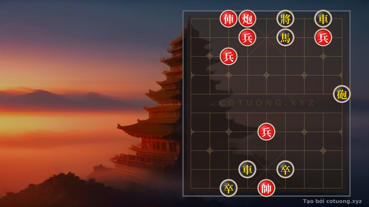 Thế cờ: Xiangqi: Defense Tips When the Red Chariot Retreats from the Rear - Checkmate Tactics — Cờ Tướng Online