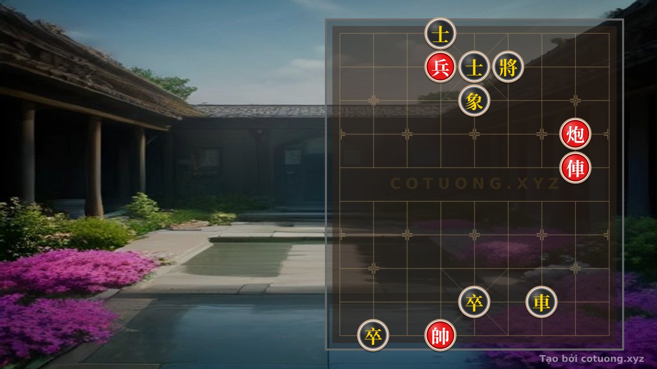 Thế cờ: Red General Chess: Ancient Strategy to Win from a Hidden Formation — Cờ Tướng Online