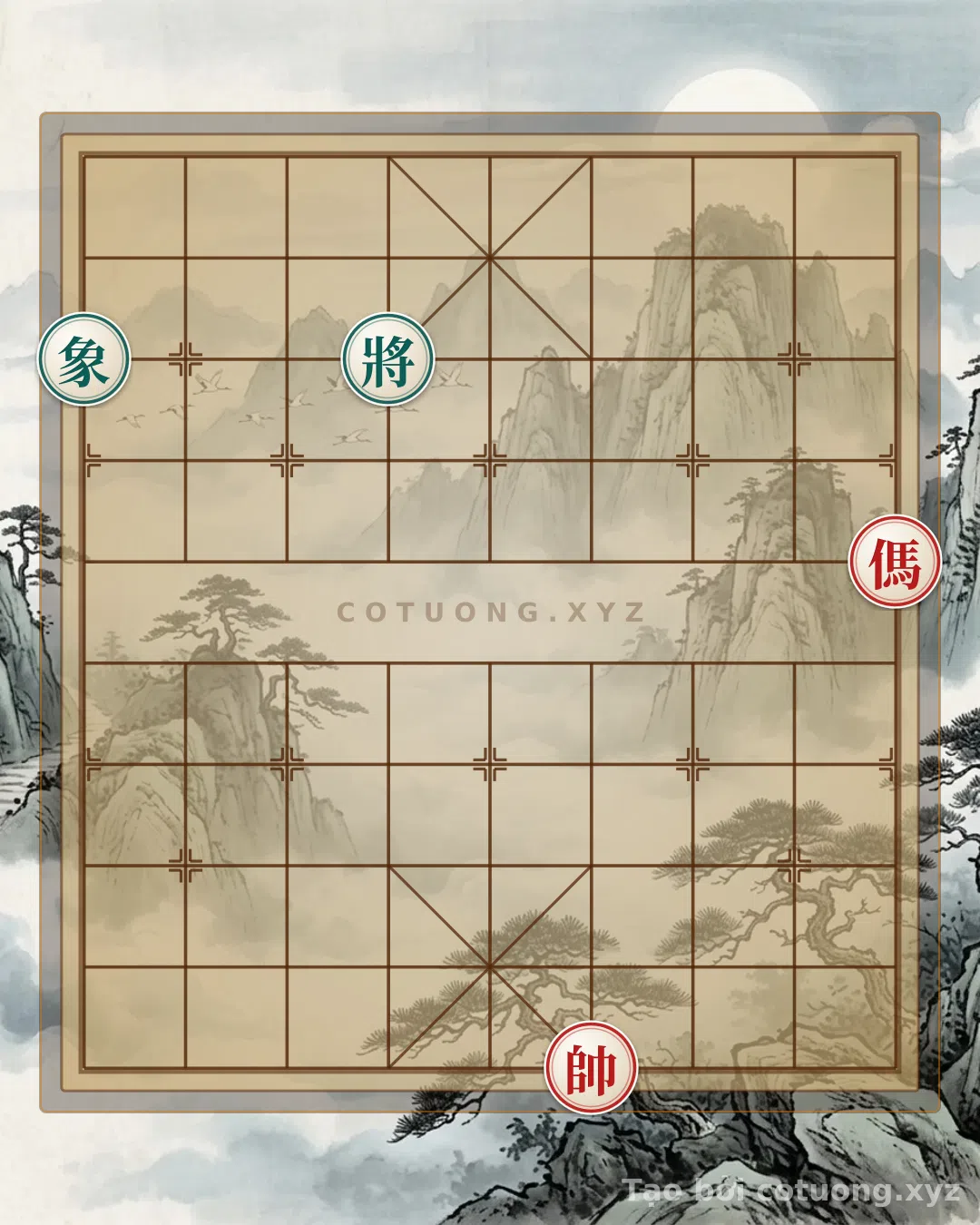 Thế cờ: Xiangqi Position 'Bleeding' - Red Just Got Trapped by the Black Elephant on the Left, How to Reverse the Flow? — Cờ Tướng Online