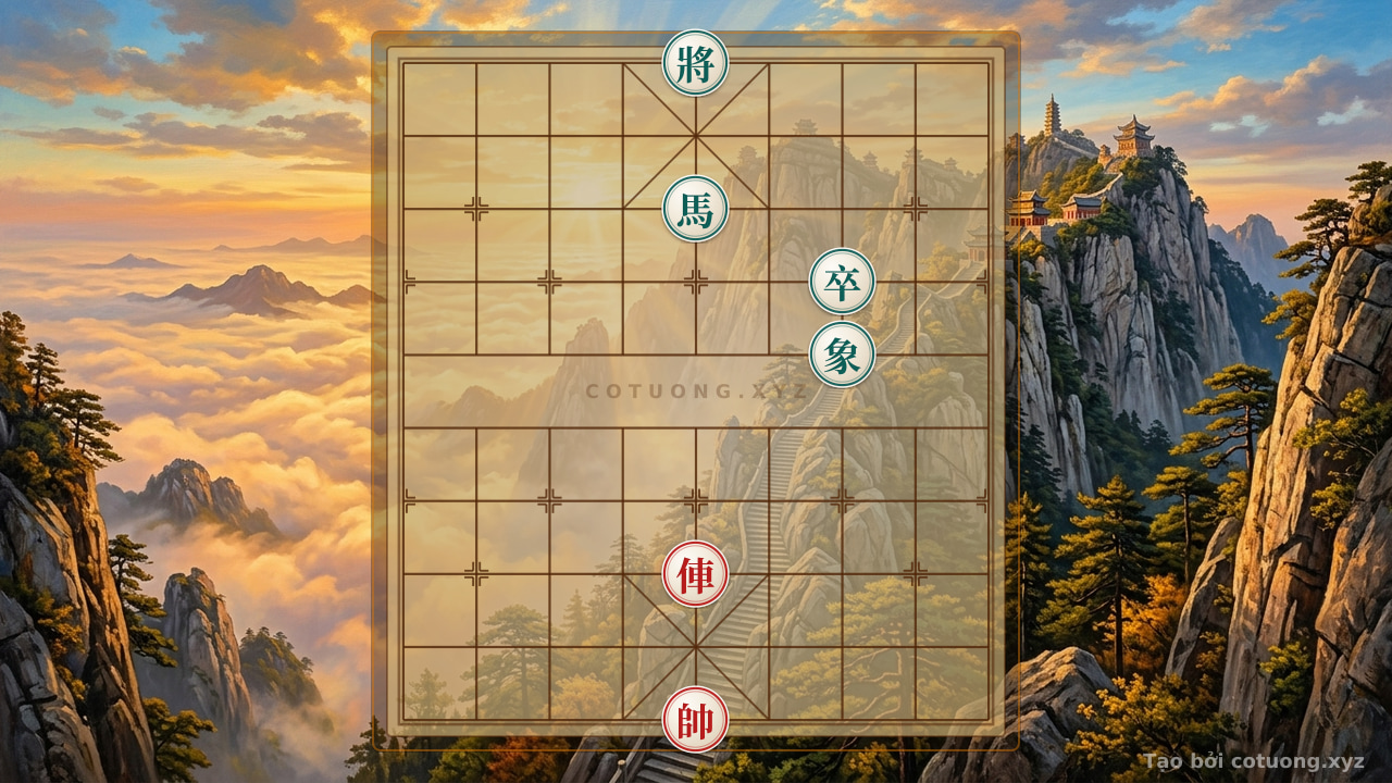 Thế cờ: Smart Red Chariot: Optimal Checkmate Tactics for the Aggressor — Cờ Tướng Online