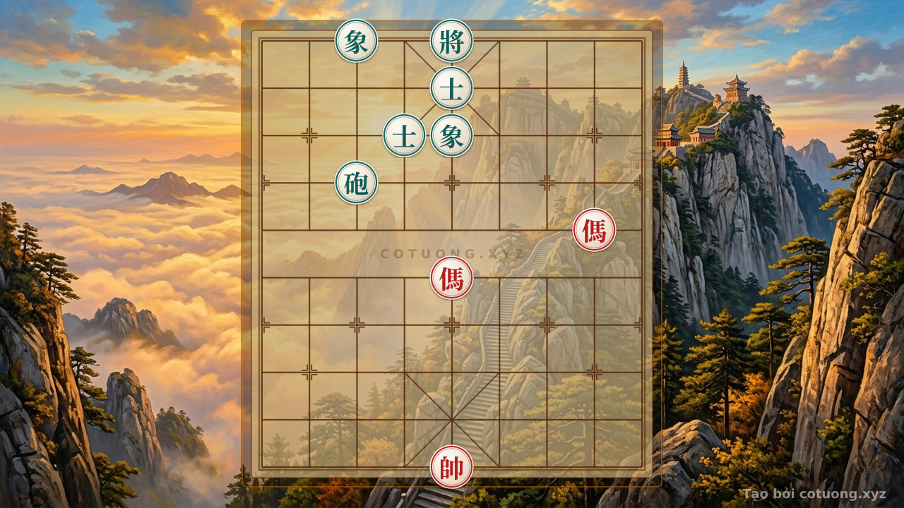 Thế cờ: Song Mã Đao Phá - The Brutal Strategy of Red in Xiangqi — Cờ Tướng Online