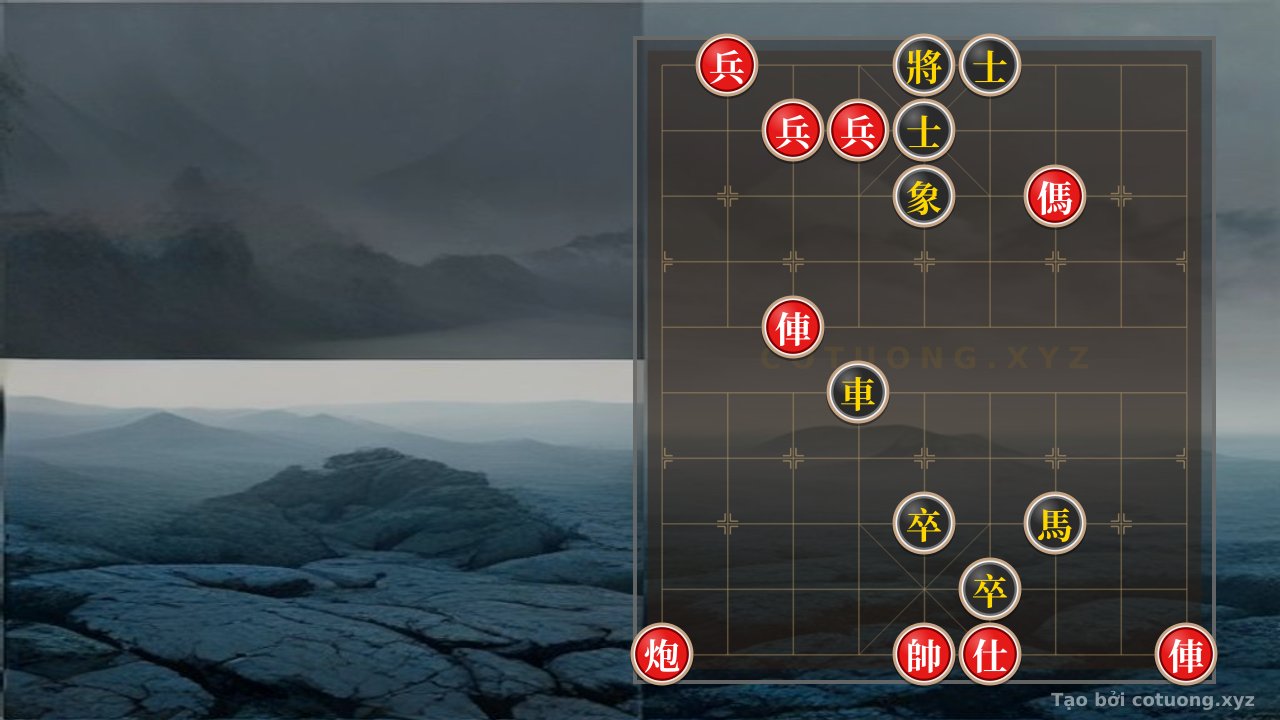 Thế cờ: Xiangqi: Defensive Strategies When Opponent Has Two Horses Legged — Cờ Tướng Online