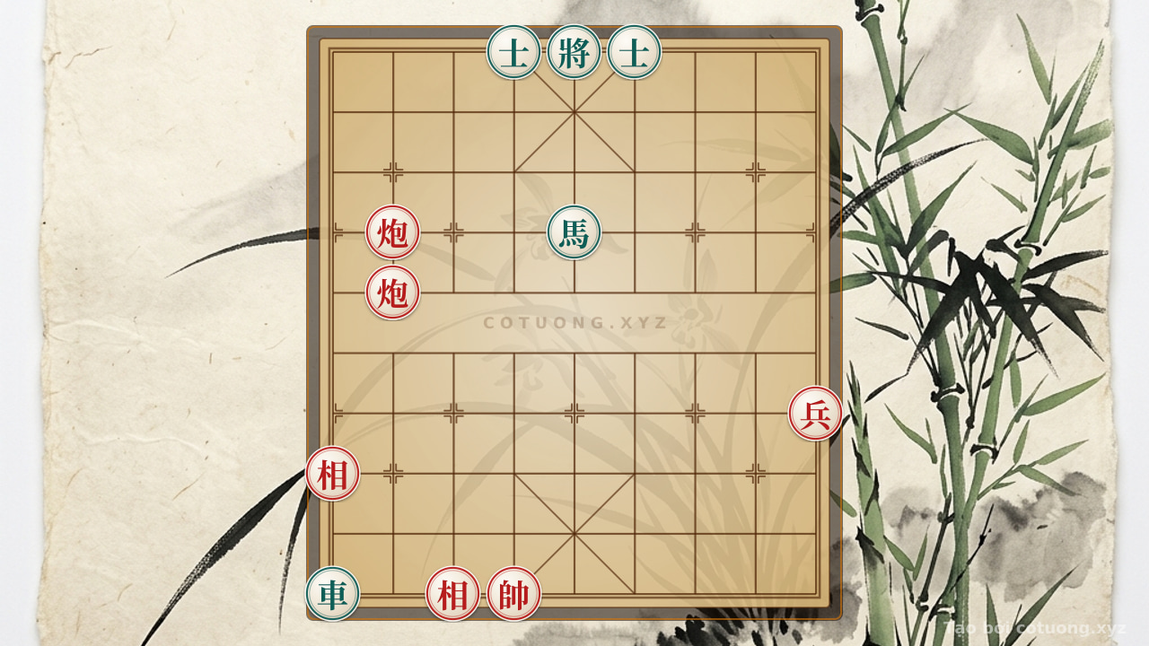 Thế cờ: Defensive Counterattack Strategy: Neutralizing Black's Checkmate Threat in Beginner Level Xiangqi — Cờ Tướng Online