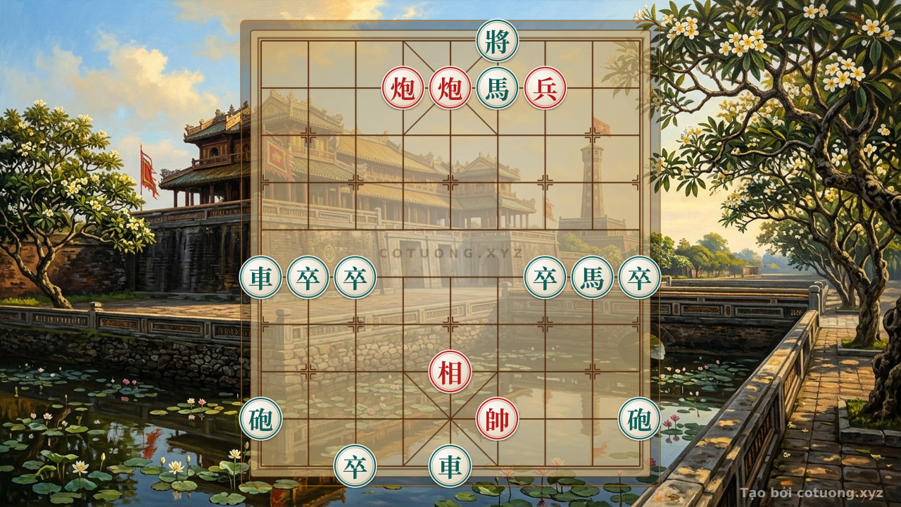 Thế cờ: Xiangqi Pro Tips: Red's Cannon Surprise, Black's Counterattack — Cờ Tướng Online