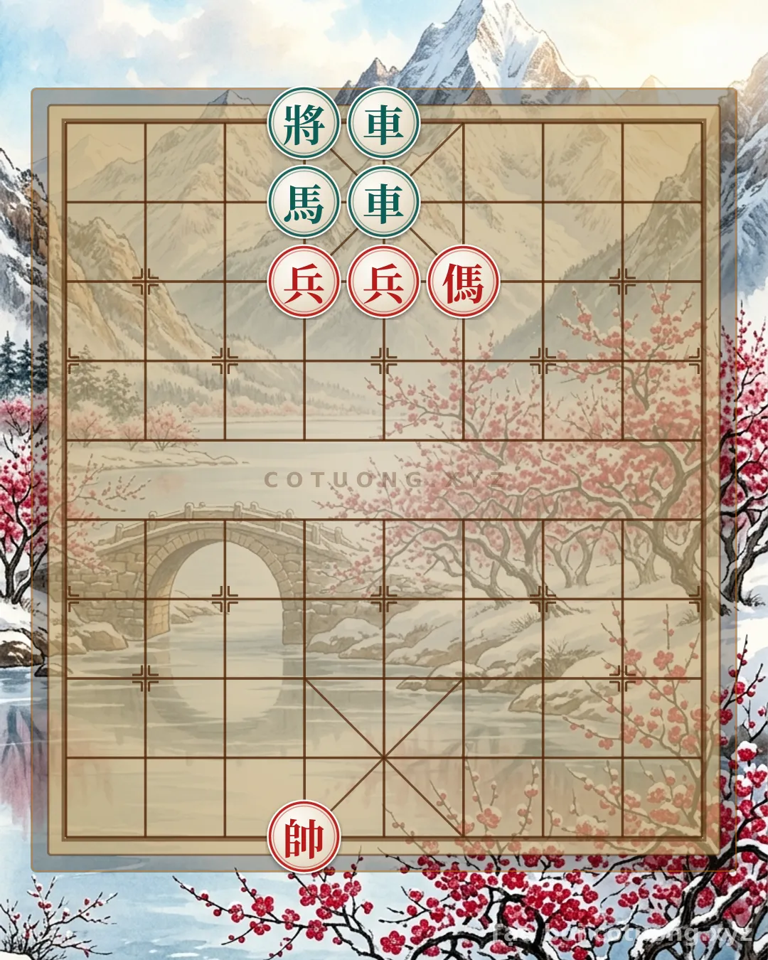 Thế cờ: The Position 'Black's Rook on 4th Rank 10' - The Secret of Red's Counterattack — Cờ Tướng Online