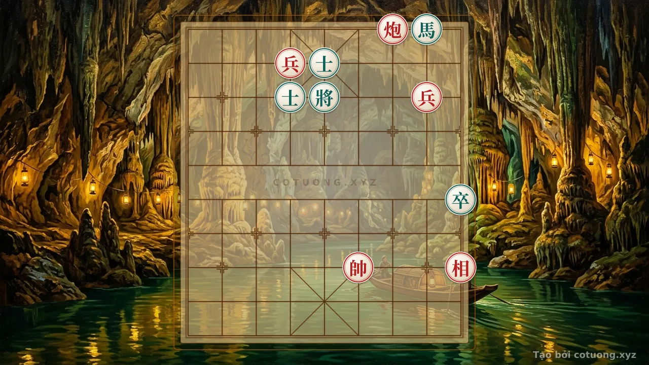 Thế cờ: Xiangqi Dilemma: Red Cannon Roams Freely, Black Horse Counters Aggressively - Who Will Win? — Cờ Tướng Online